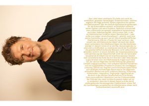 Portrait des Architekten Rolf Seiler mit Text rechts ba 22