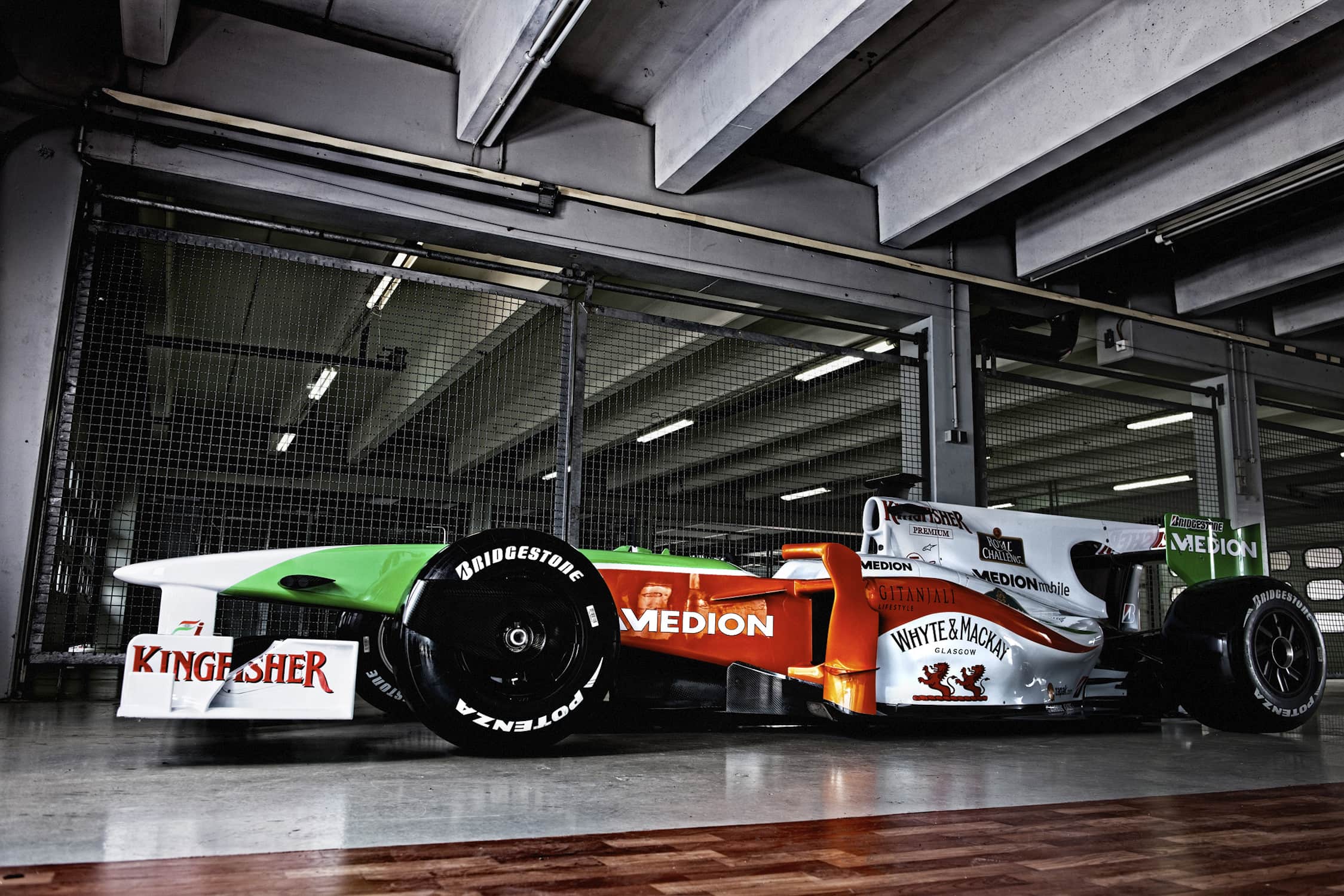 Fotos eines Formel 1 Rennwagens